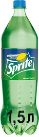 Напиток Sprite сильногазированный со вкусом лайма и лимона, 1,5л