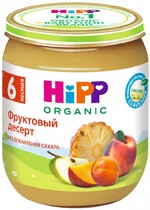 Десерт Hipp фруктовый без сахара для детей с 6 месяцев, 125г