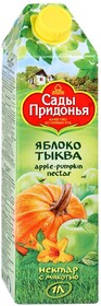 Сок Сады Придонья Тыква-Яблоко с мякотью 1 л