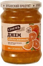 Джем Стоевъ Апельсиновый, 250 гр., стекло