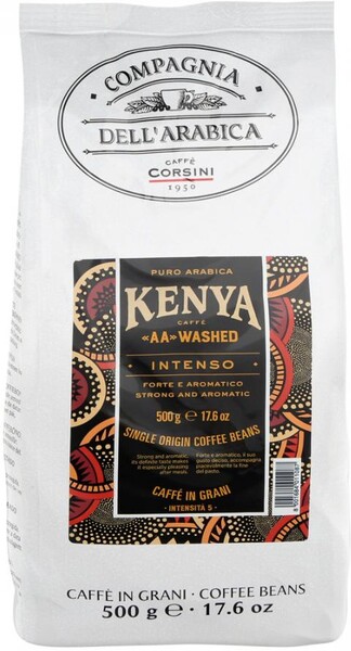 Кофе Dell`Arabica Kenya АА Washed в зернах 500 г
