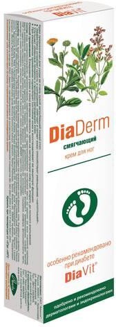 Крем для ног смягчающий ДиаДерм, 75 мл., Пластиковая туба
