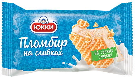 Мороженое брикет на вафлях 