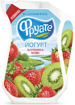 Йогурт питьевой Фруате клубника-киви 1,5%, 250г БЗМЖ