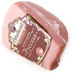 Колбаса вареная «Рублевский» Русская в синюге (0,8-1,2 кг), 1 упаковка ~ 1 кг