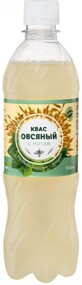 Квас овсяный «Солнечная Планета» с мятой, 0,5 л