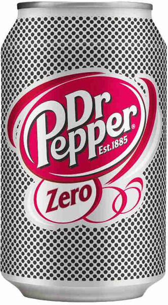 Напиток Dr.Pepper Zero б/алк газ 0,33л ж/б