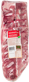 Ребрышки свиные «Мираторг» Деликатесные охлажденные (0,4-0,7 кг), 1 упаковка ~ 0,5 кг