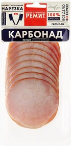 Карбонад Ремит копчено-вареный 0,15кг