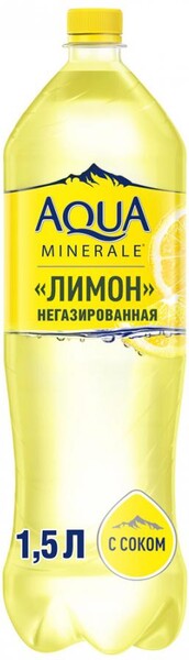 Напиток негазированный Aqua Minerale с соком Лимон 1.5 л