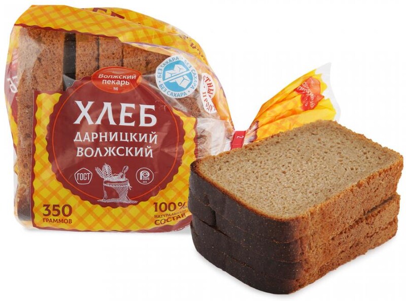 Хлеб Дарницкий Волжский в нарезке 350 г