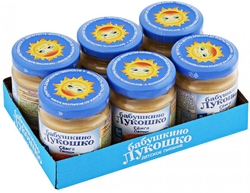 Рагу Бабушкино Лукошко Семга Овощи для детей с 8 месяцев, 100 г