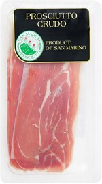 Прошутто Крудо San Marino окорок сыровяленый нарезка 70г