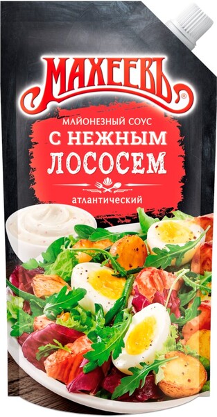 Соус майонезный «Махеевъ» с нежным лососем 50,5%, 200 г