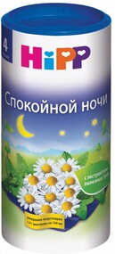 Чай Hipp Спокойной ночи быстрорастворимый с липовым цветом и мелиссой с 4 месяцев 200 г
