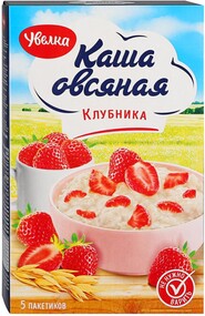 Каша Увелка овсяная с клубникой 5*40г
