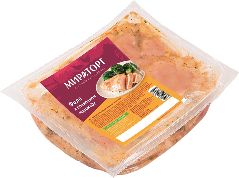 Филе куриное без кожи в сливочном маринаде