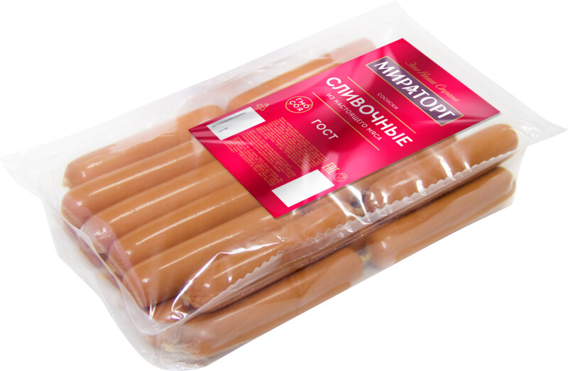 Сосиски Сливочные вес Мираторг