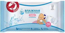 Влажная туалетная бумага АШАН, 24 шт