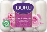 Туалетное мыло DURU «Роза», 4 шт. x 85 г
