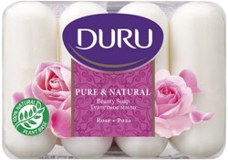 Туалетное мыло DURU «Роза», 4 шт. x 85 г