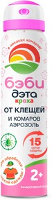 Аэрозоль от клещей и комаров «Бэби Дэта» детский с 1 года, 100 мл
