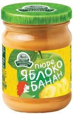 Пюре яблочно-банановое, Семилукская трапеза, 470 гр., стекло