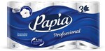 Бумага туалетная Papia Professional 3-слойная белая (8 рулонов в  упаковке)