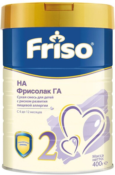 Смесь Friso Фрисолак ГА-2 с 6 до 12 месяцев, 400г