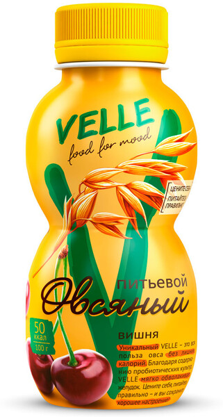 Био-овсяный продукт Velle питьевой вишня 250г Россия