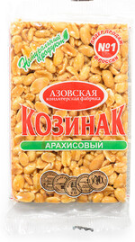 Козинак арахисовый Азовская Кондитерская Фабрика 170 г Россия