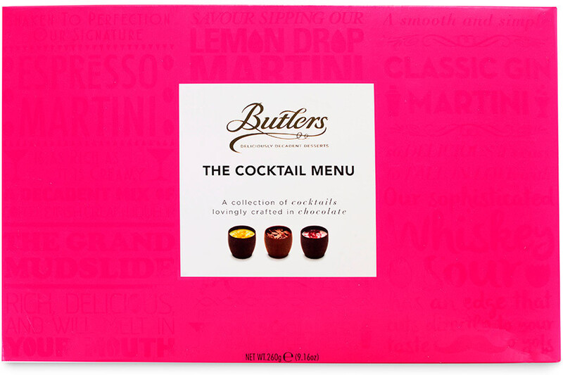 Шоколадные конфеты Butlers “The Cocktail Menu” 260 г Ирландия