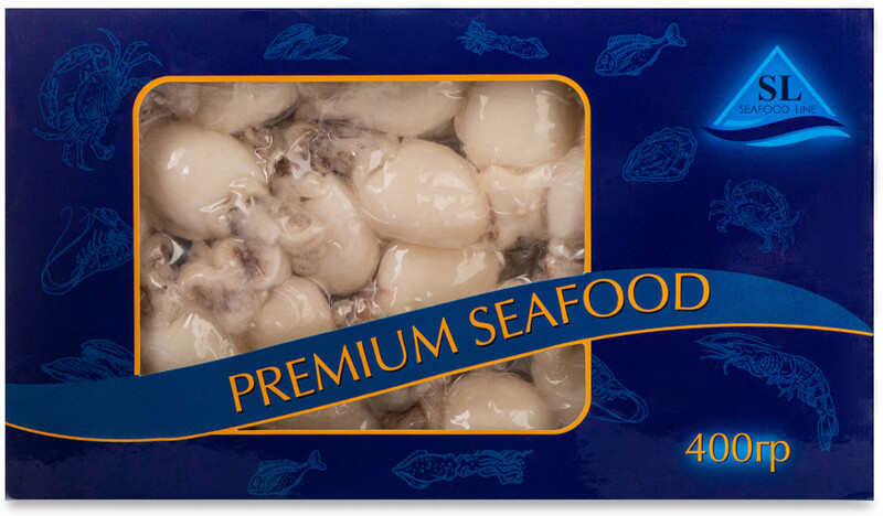 Каракатица Seafood Line сырая замороженная целая очищенная 400г