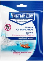Дуст Чистый Дом дезар от тараканов блох клопов муравьев 50 г