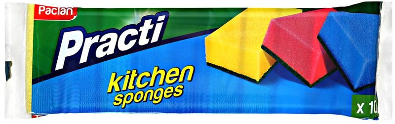 Губка для посуды Paclan 10 штук