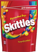 Драже Skittles Фруктовый вкус, в разноцветной глазури, 140 г
