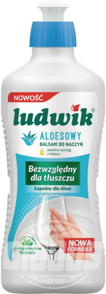 Бальзам для мытья посуды Ludwik с ароматом Алоэ, 450 мл