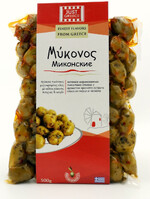 Оливки Just Greece Миконские в соусе из острого перца и чеснока