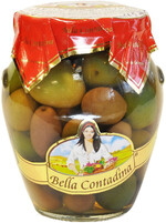 Оливки Bella Contadina ассорти, 580 мл., стекло