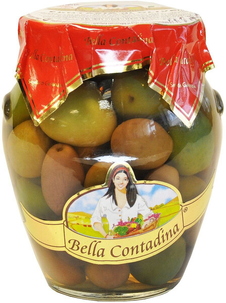 Оливки Bella Contadina ассорти, 580 мл., стекло