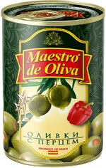 Оливки Maestro de Oliva с перцем