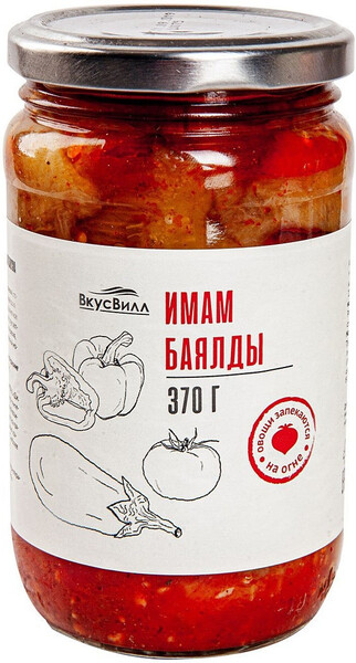 Закуска из баклажанов Имам Баялды, 370 г