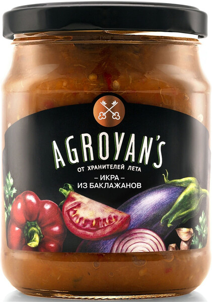 Икра Agroyan's из баклажанов, 360 мл