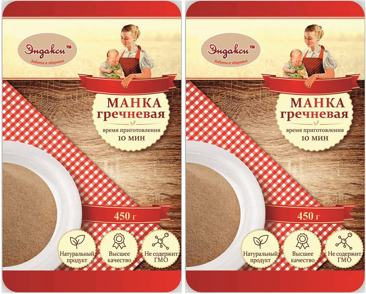 Манка крупяная Гречневая 450 г