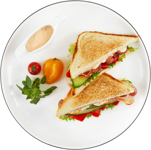 Клаб сэндвич двойной Шеф перекресток с курицей и беконом 210г