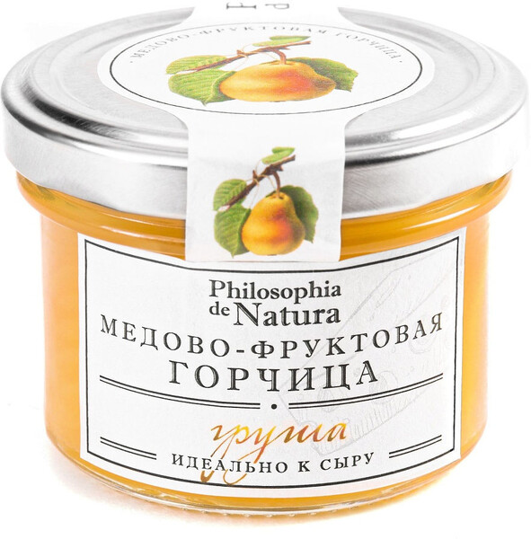 Горчица Philosophia de Natura Груша медово-фруктовая 100 г