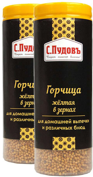 Горчица желтая в зернах 80г