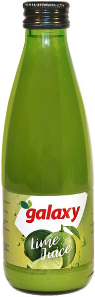 Сок Galaxy лайма 100%, 250 мл., стекло