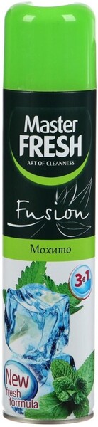 MASTER FRESH / Освежитель воздуха аэрозольный MASTER FRESH, Мохито, 300 мл