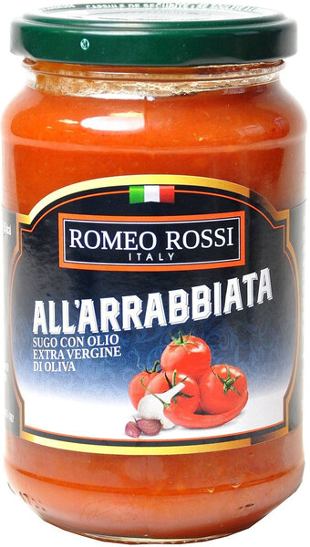 Соус Romeo Rossi арраббиата, томатный, 350 г